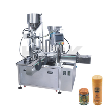 Price Customized Auto Double Heads Small bottle Paste Filling And Screw Capping Machine For Eye drops, Nailpolish